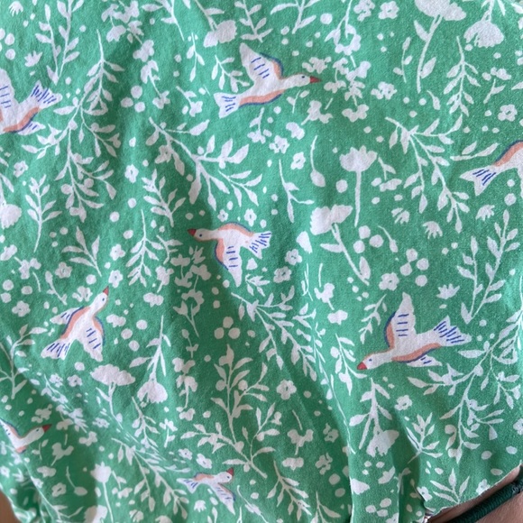 Baby Boden Floral Bird Bubble Sunsuit - Picture 3 of 4